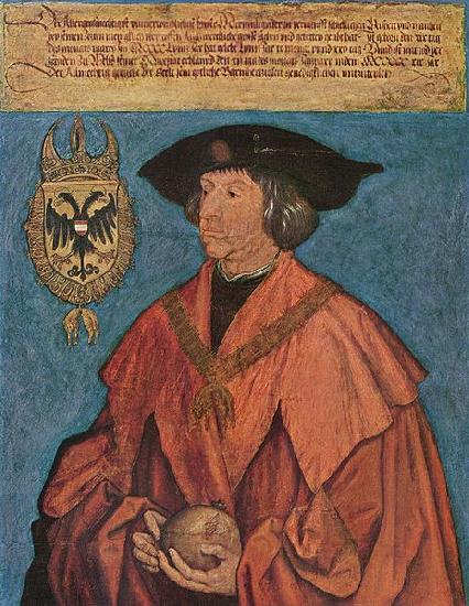Albrecht Durer Portrat des Kaisers Maximilian I. France oil painting art